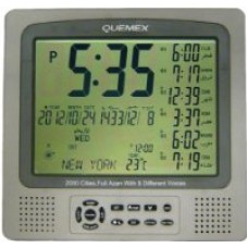 Quemex Azan Clock - QAC-1502with 2000 Cities Full Automatic with 8 voice (new Model)